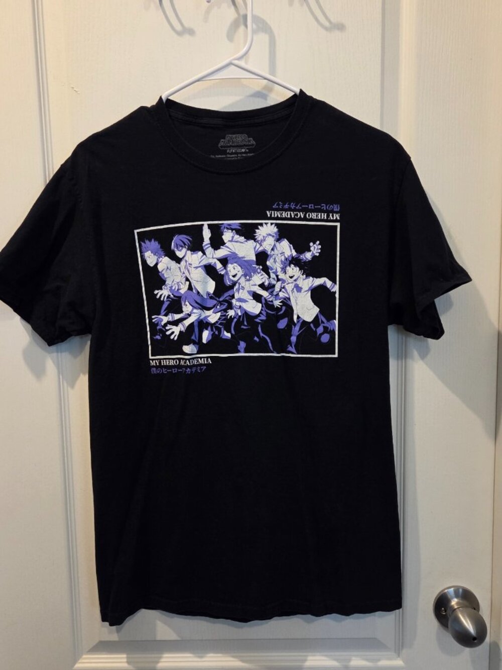 My Hero Academia Anime Graphic T-Shirt Black Size M - Picture 2 of 5